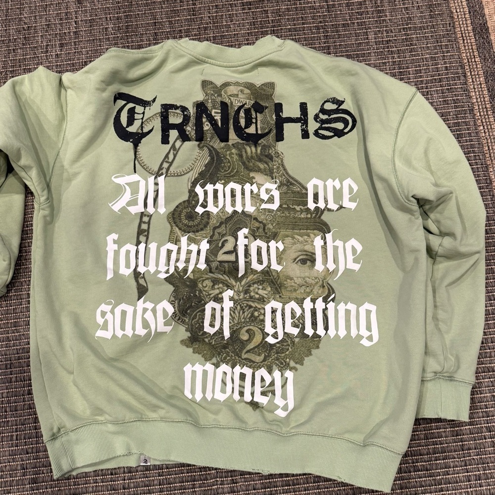 TRNCHS “War Money”Sweatshirt - Picture 4 of 6